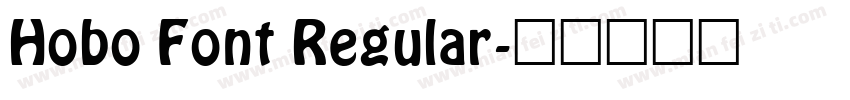 Hobo Font Regular字体转换
